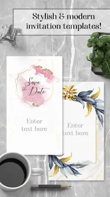 Wedding Reception Invitation android App screenshot 1